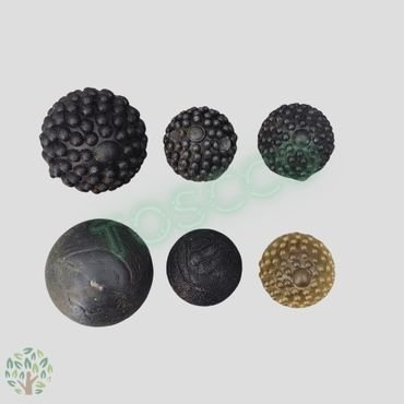 TOSCCO Black rubber balls