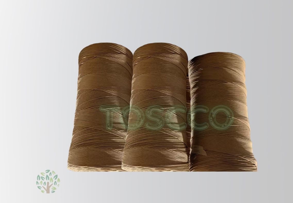 TOSCCO Paper String Cord Brown