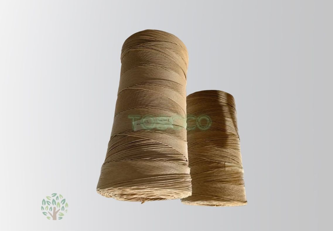 TOSCCO Paper Rope String Thread Brown