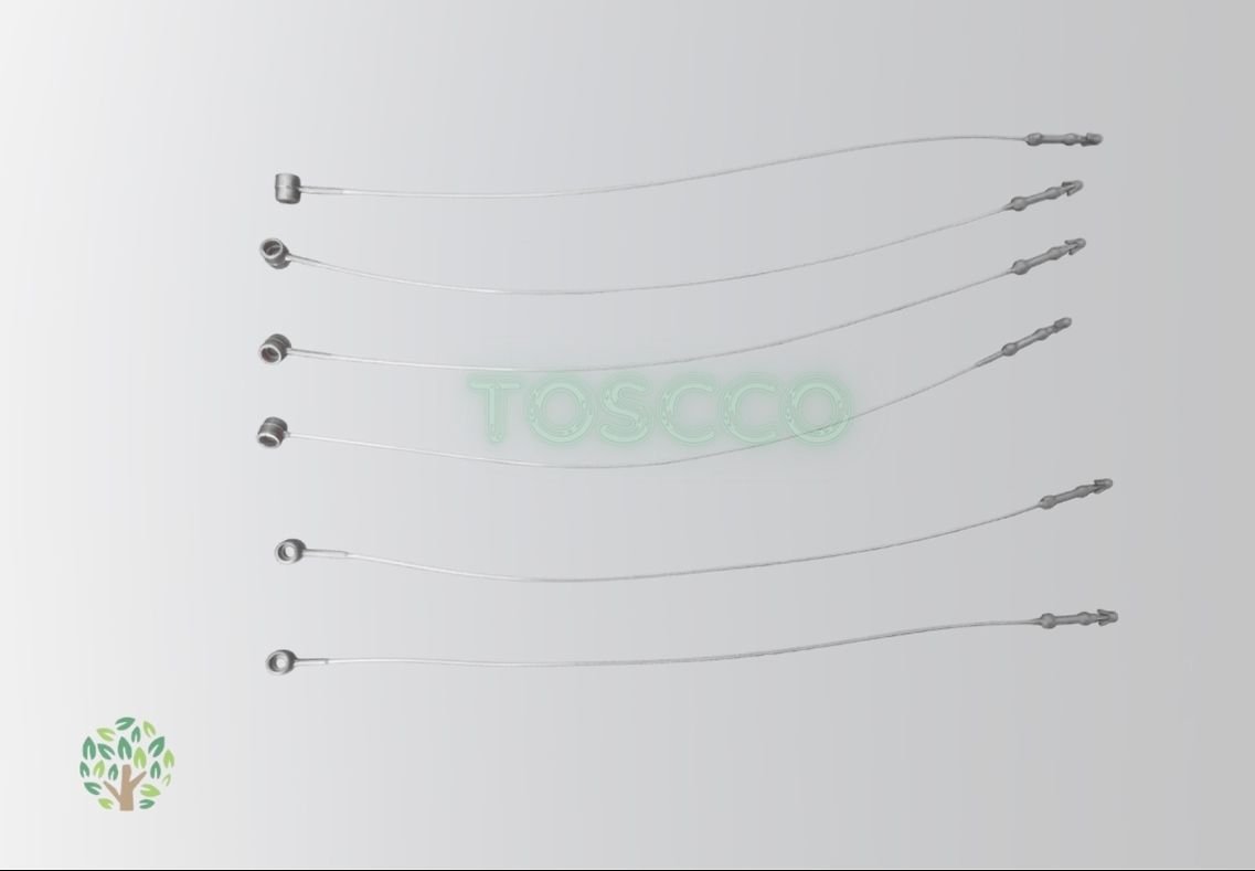 TOSCCO Loop Pin Lock Grey 5 inch 7 inch