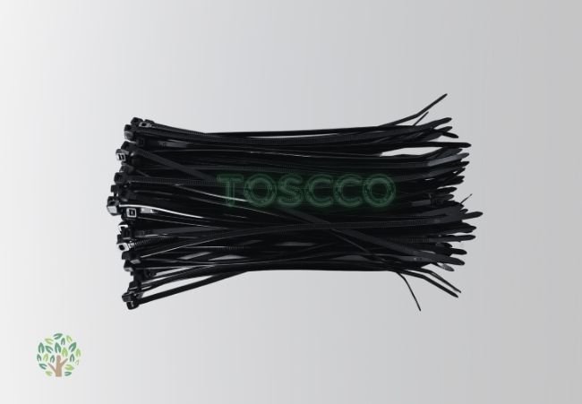 TOSCCO Black Nylon Cable Tie