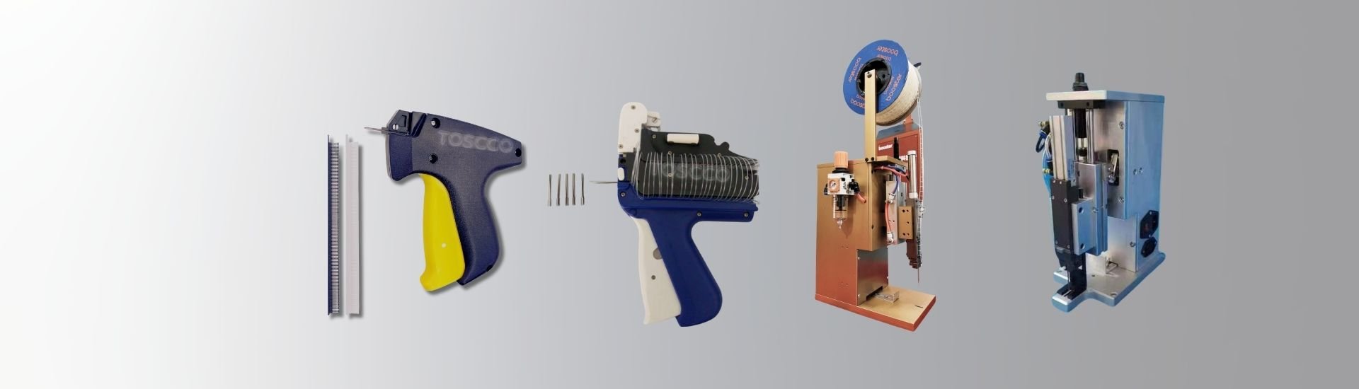TOSCCO Tag Pin Machine Banner